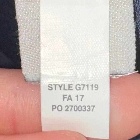 JCrew Navy Blue Wool Blend Preppy Tiered Ruffle Elastic Waist Skirt Size 8 - Picture 11 of 14